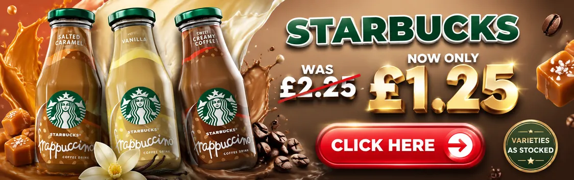 STARBUCKS £1.25