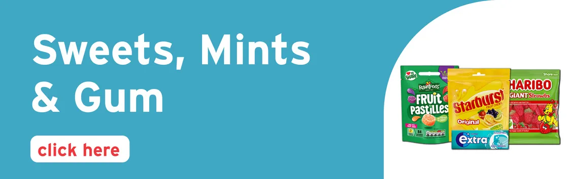 Sweets, Mints, Gum