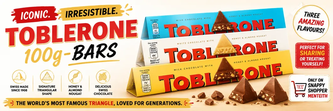 Toblerone 100g Bars