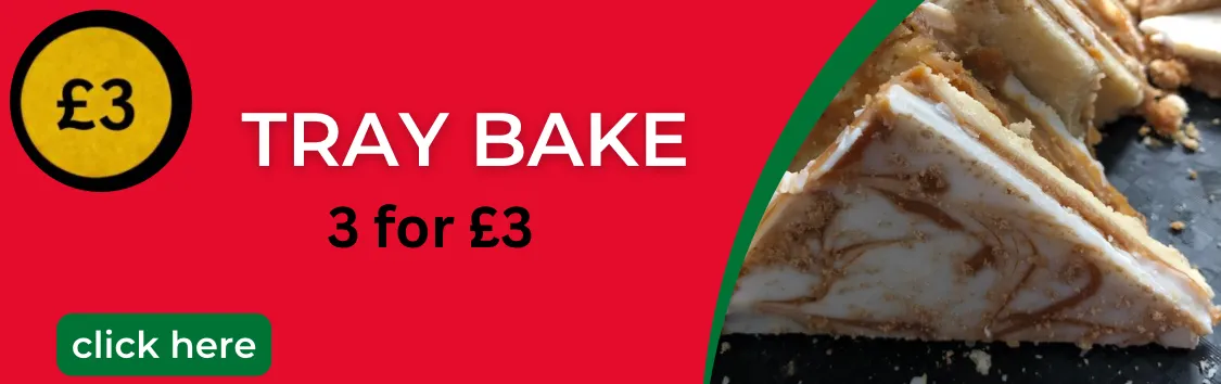 TrayBake - 3 for £3 or £1.49 each