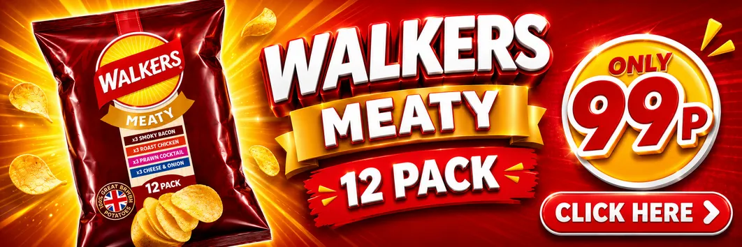 WALKERS 12 MEATY 99p