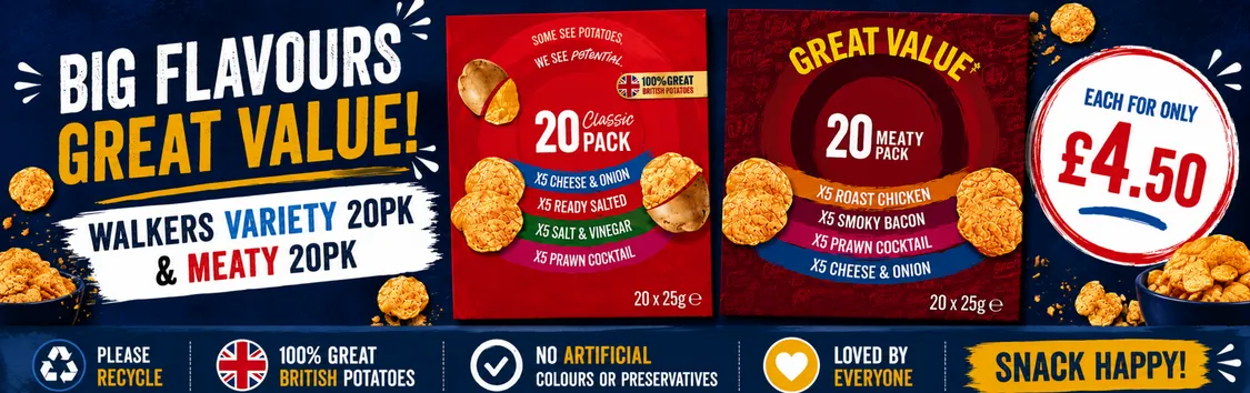 WALKERS 20PACK