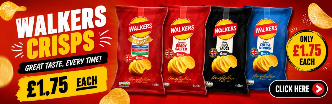 Walkers 6pk Crisps £1.75