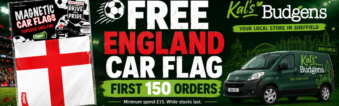 Free Magnetic ENGLAND Car Flags