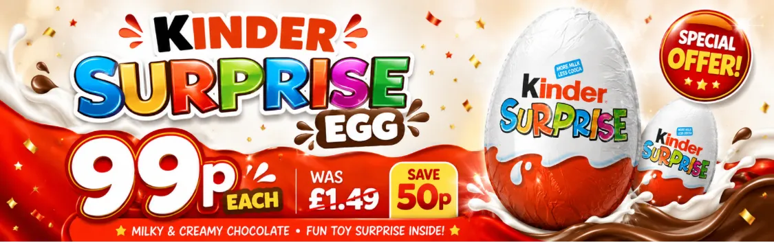 kinder surprise 99p