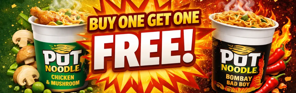 pot noodle BOGOF 