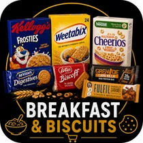 Breakfast, Biscuits & Protein Bars category