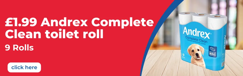£1.99 Andrex Complete Clean 9 pack