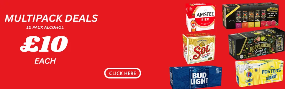 10 PACK ALCHOHOL