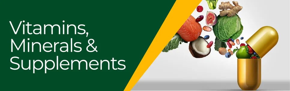 Vitamins, Minerals & Supplements