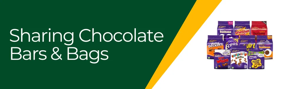 Sharing Chocolate bars and bags