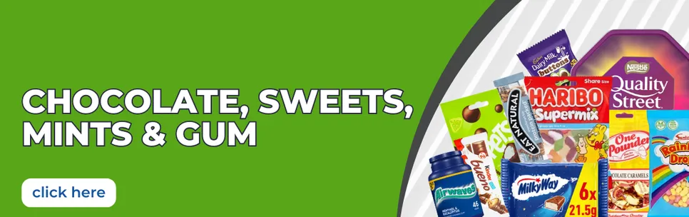 Chocolate, Sweets, Mints & Gum