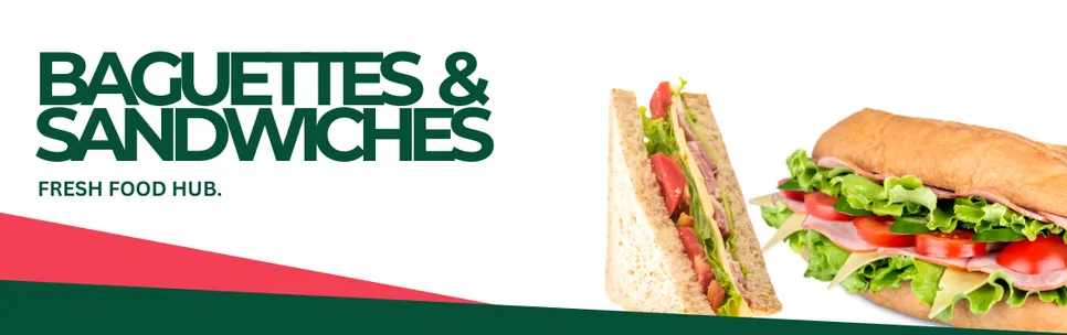 Fresh Home-Made Baguettes, Sandwiches & Pasta Pots