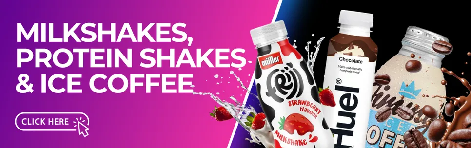Milkshakes, Iced Coffee & Protein Drinks