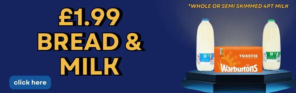 £1.99 Bread and Milk Bundle