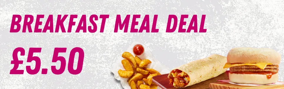3. Breakfast Meal Deal - £5.50