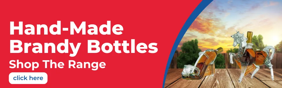 Hand-Made Brandy Bottles