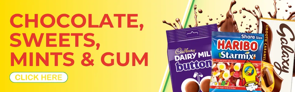Chocolate, Sweets, Mints & Gum