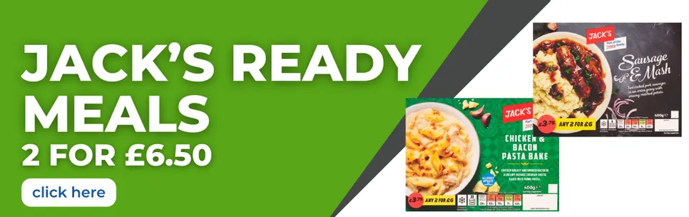 Jack's Ready Meals - 2 for £6.50