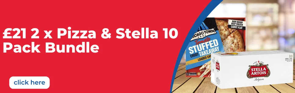 £21 2 x Pizza & Stella 10 Pack Bundle