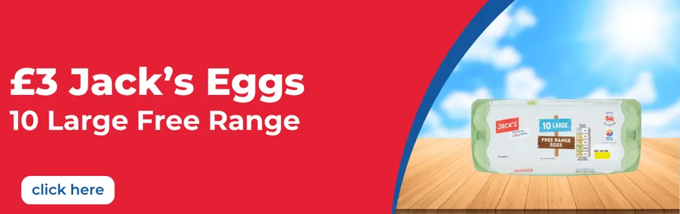 Jack's Eggs 10 pack - £3