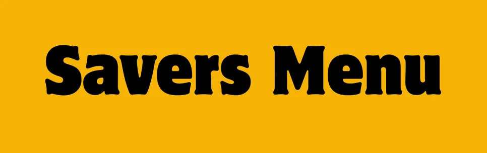 Savers Menu