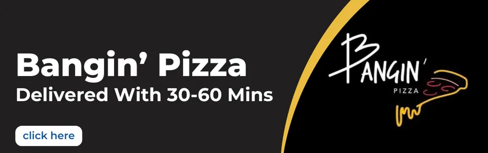 Bangin' Pizza Menu