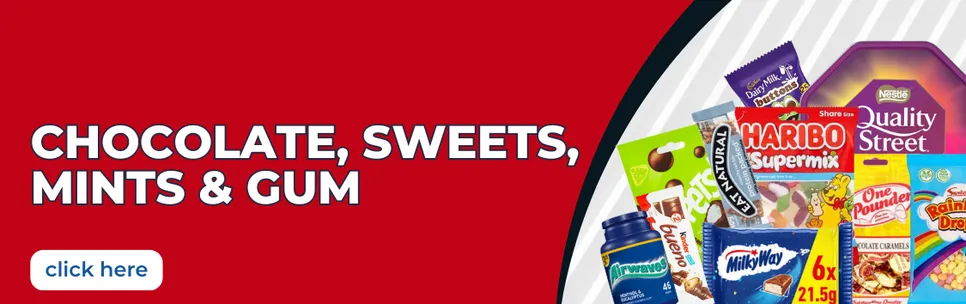Chocolate, Sweets, Mints & Gum