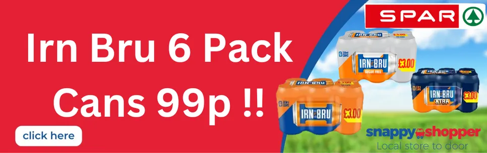 6 Pack Irn Bru for 99p