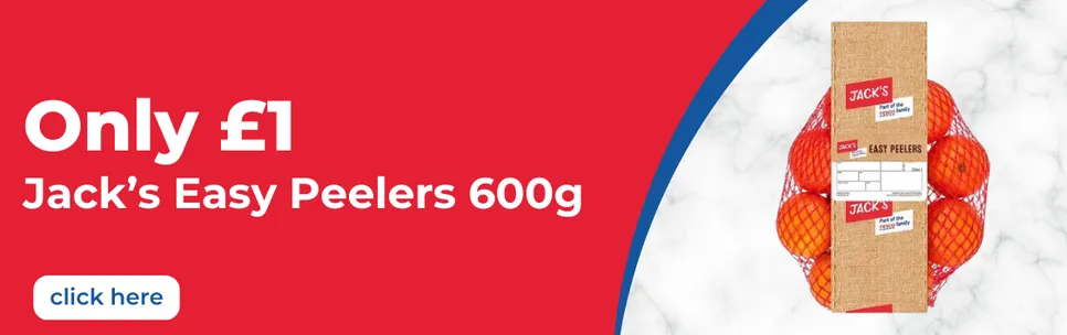 Jacks Easy Peelers - £1