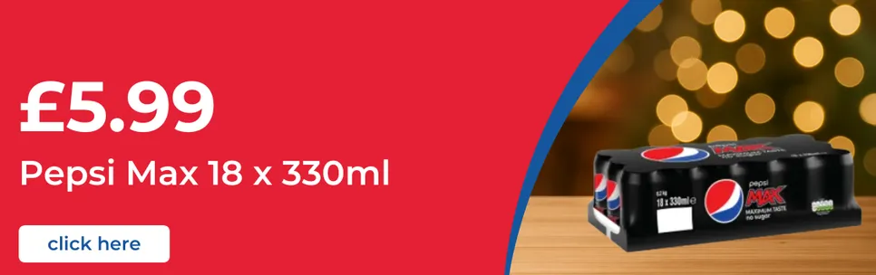 Pepsi Max 18 x 330ml