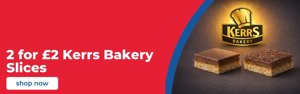2 for £2 Kerrs Bakery Slices