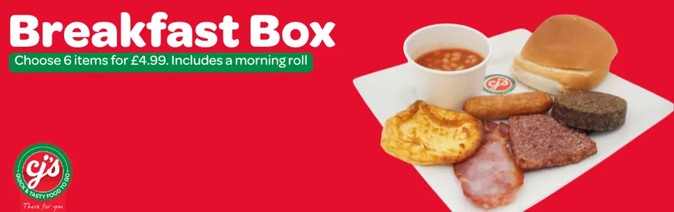 £4.99 Breakfast Box