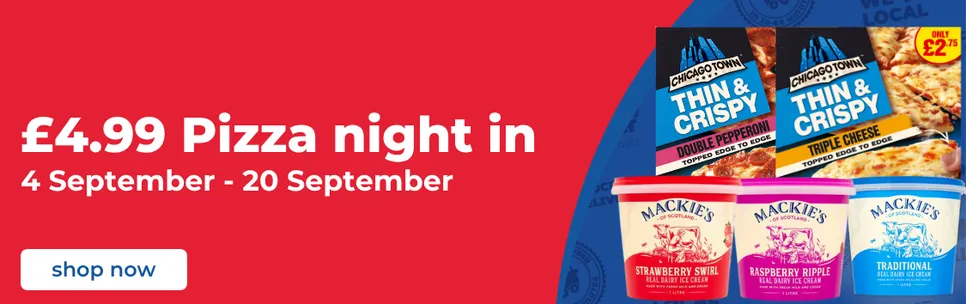£4.99 Pizza meal deal