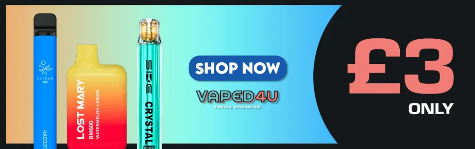 600 PUFF 3 FOR £10
