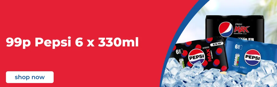 99p Pepsi 6 x 330ml 