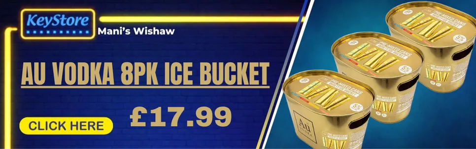 AU VODKA 8PK ICE BUCKET