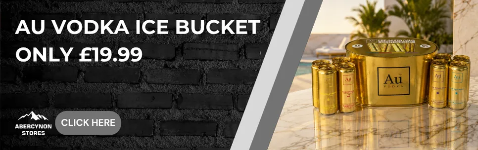 AU Vodka Ice Bucket 8 Cans Variety 