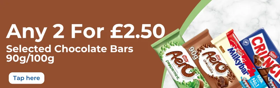 Aero/Milkybar/Crunch Any 2 for