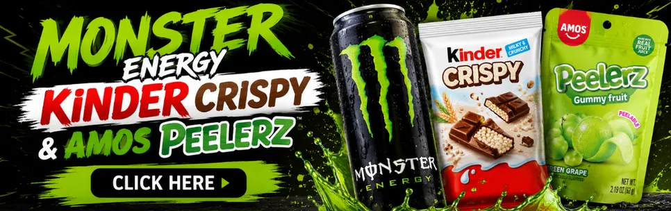 American Monster Energy | Kinder Crispy | Amos Peelerz
