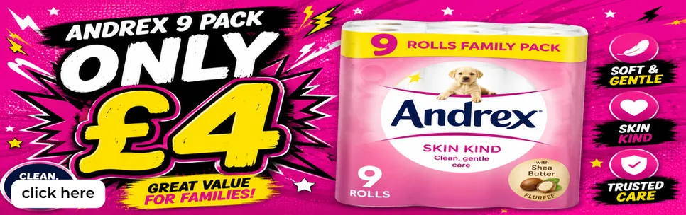Andrex Family Soft 9pack