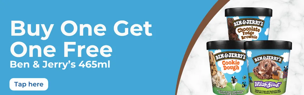 Ben & Jerry's 465ml - BOGOF