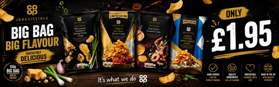 CO OP IRRESISTIBLE CRISP LIMITED EDITION