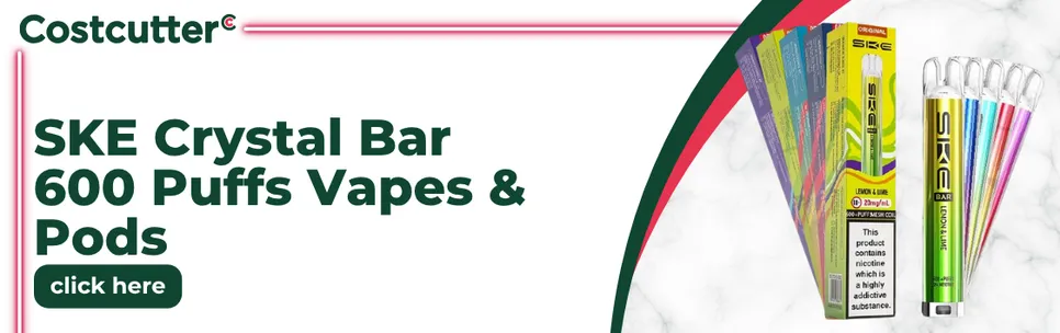 CRYSTAL BAR 600 PUFF  VAPE / POD