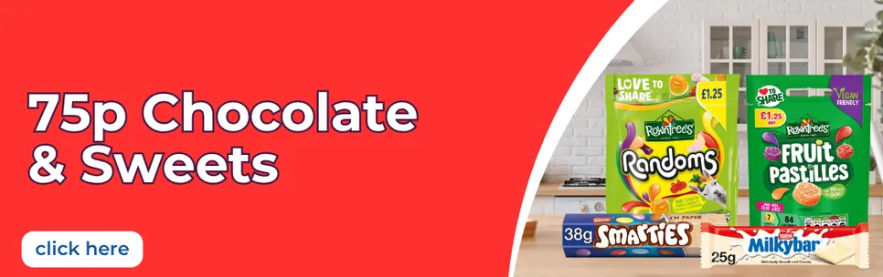 Chocolate & Sweets 75p