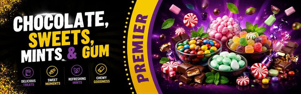 Chocolate, Sweets, Mints & Gum