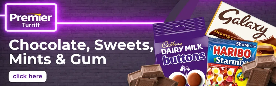 Chocolate, Sweets, Mints & Gum