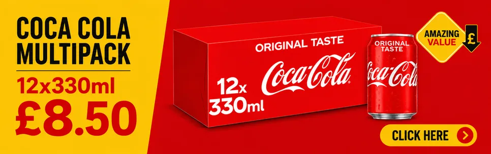 Coca Cola 12pk £8.50