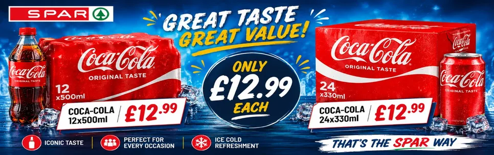 Coca-cola 12x500ml & 24x330ml