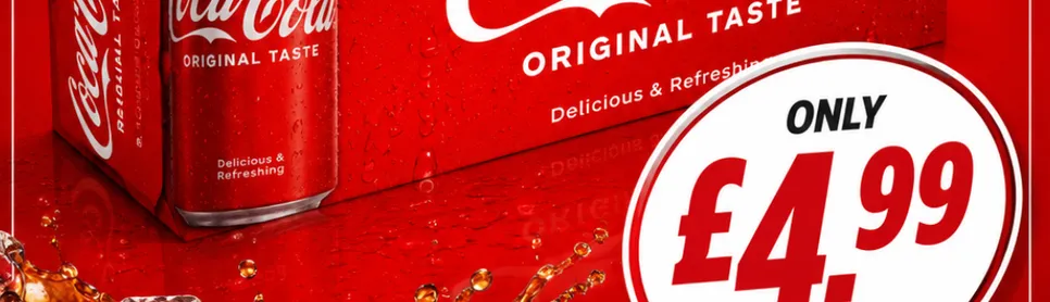 Coke 12 pack for  £4.99